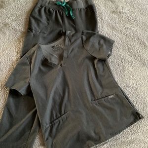 Grey Scrub Set